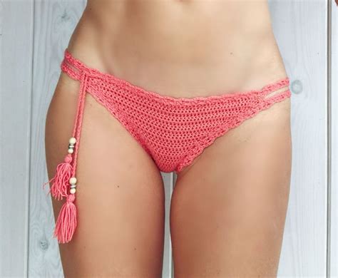 Pdf File For Crochet Pattern Marina Crochet Bikini Bottom Etsy En 2020 Con Imágenes Bikini
