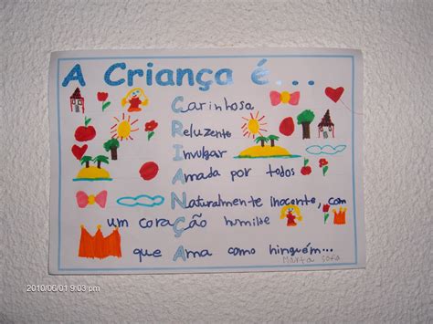 Acróstico Com A Palavra Criança