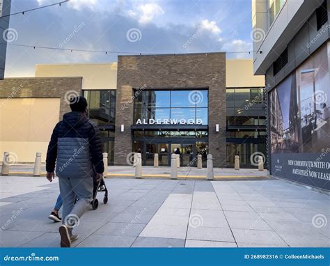 Lynnwood, WA USA - Circa January 2023: Wide View of the Entrance To the