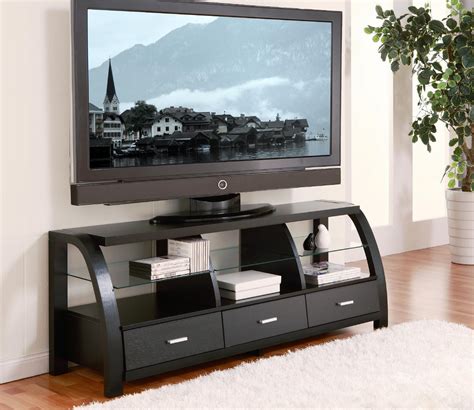 Furniture Of America Mestin Black 60 Inch Tv Stand