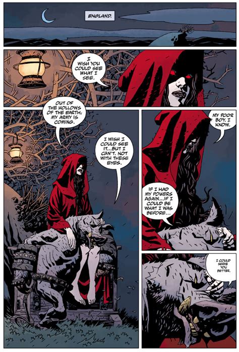 Hellboy The Wild Hunt 5 Profile Dark Horse Comics