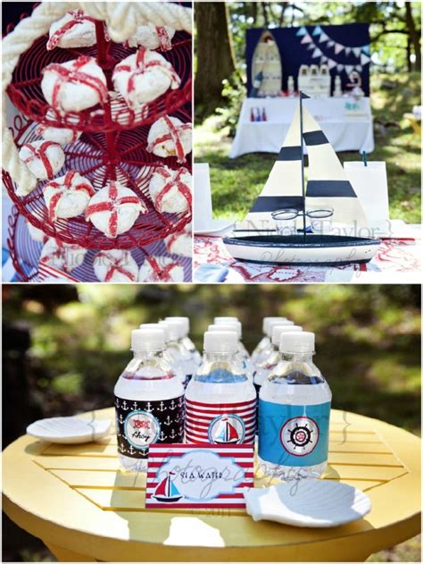 A Summer Nautical Birthday Party Party Ideas Party