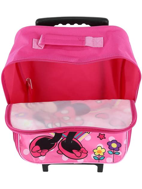 Disney Kids Minnie Mouse Rolling Carry On Luggage