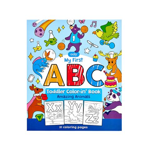 Toddler Colorin Book Abc Amazing Animals Safari Ltd®