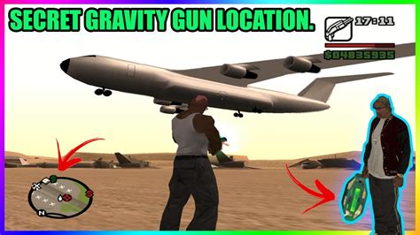 Right, r2, circle, r1, l2, down, l1, r1 causes cars to take off from the ground. Secret Gravity Gun Location In GTA San Andreas! (Hidden Location) - YouTube