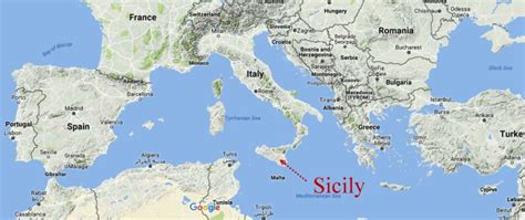 Sicily On World Map