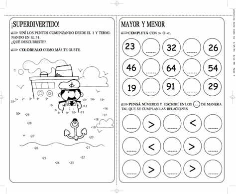 Fichas educativas imprimibles sobre números y letras para niños. Cultura Infantil: Fichas de matematicas para imprimir