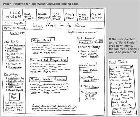 Design 511: paper prototyping