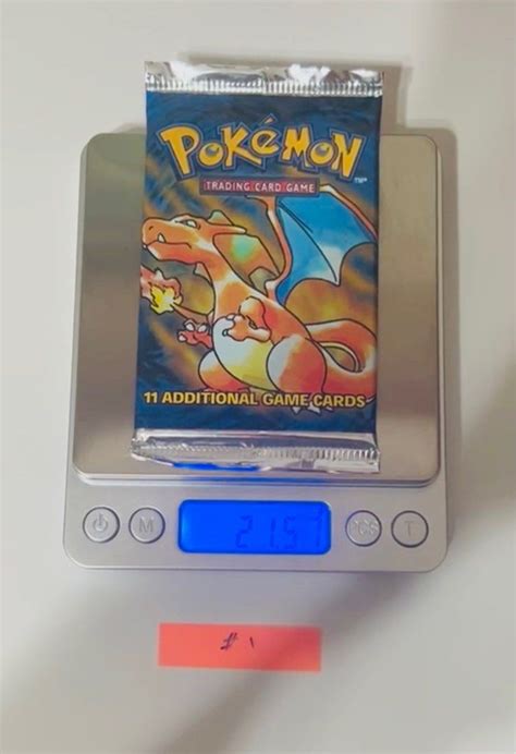 Vintage Pokemon Base Set Unlimited Booster Pack Sealed Heavy