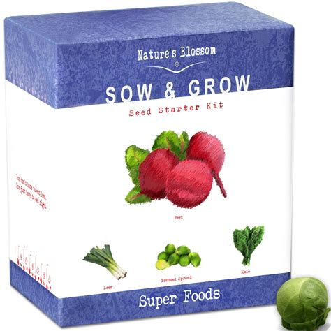 Superfood Vegetables Kit 4 Healthy Vegetables To Grow From Seed
