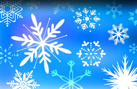 25 Snowflakes Photoshop Brushes Psd Gimp Design Trends Premium