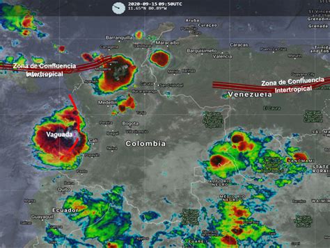 Pronóstico Meteorológico Para Colombia 15 De Septiembre De 2020 • Canal Clima