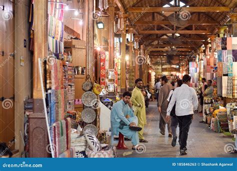 Dubai Uae Tourist Walking In The Gold Souk Market Which Is Known As Biggest Gold Market