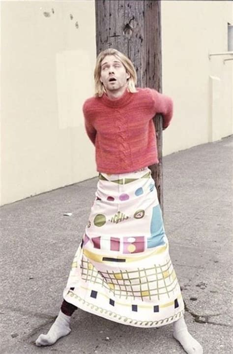 28 rare pictures of kurt cobain. That Time When Nirvana Dressed Up in Woman Clothes for Mademoiselle Magazine (1993) ~ vintage ...