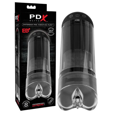 Pipedream Extreme Toyz Elite Extender Pro Vibrating Penis Pump Club X