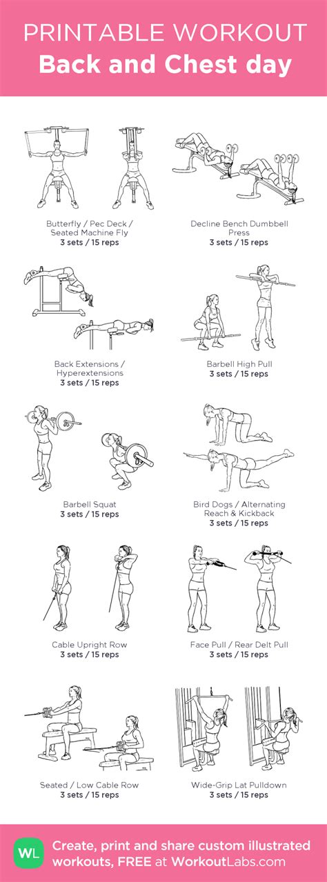 Back And Chest Day Created At Chest And Back Workout