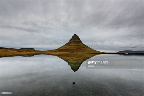 Landscape With Kirkjufell Mountain In The Background Amazing Mirror
