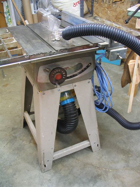 Tablesaw Dust Collection With Shop Vac