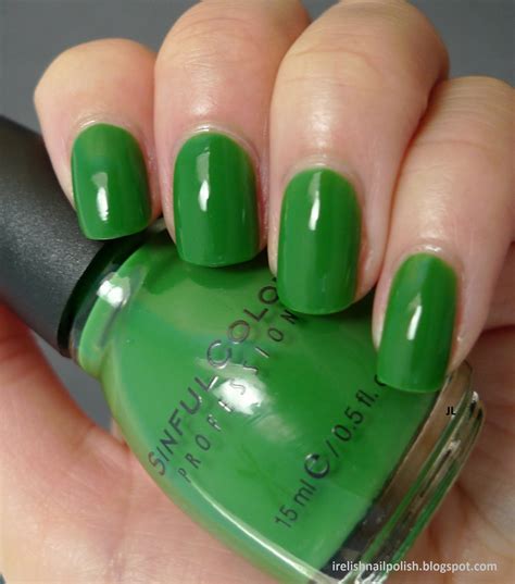 I Relish Nail Polish Sinful Colors Exotic Green