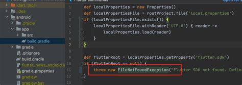 Fix Flutter Error Cannot Resolve Symbol For Properties And Gradle