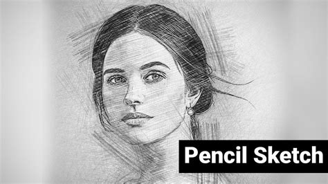 Turn Your Photo Into Pencil Sketch Photoshop Action Brushes Effect