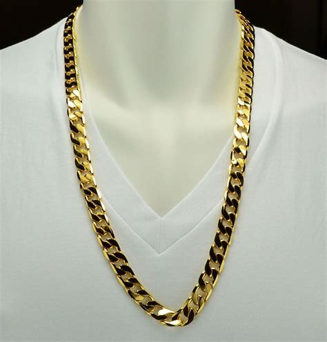 Everlasting gold 10k gold rope chain necklace. MENS HEAVY 18K YELLOW GOLD FILLED FIGARO LINK CHAIN NECKLACE 30IN - SOLID | eBay