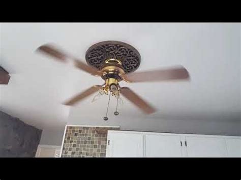 A couple months ago, i installed two hampton bay ceiling fans, but the zigbee controllers were all sold out, so i had been operating them as dumb fans. 32" White Hampton Bay Minuet II Ceiling Fan - YouTube ...