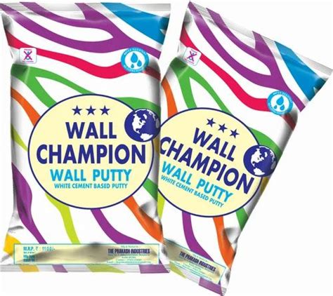 Wall Champion Wall Putty Powders Packing Size 40 Kg Packaging Type
