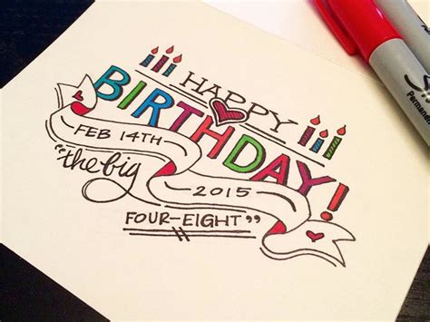 Happy Birthday Card Ideas To Draw Images And Photos Finder