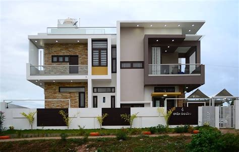 Real Elevation View Of Trendy Two Storey Contemporary Home