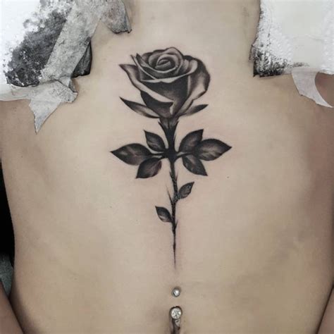 40 Blackwork Rose Tattoos Youll Instantly Love Tattooblend
