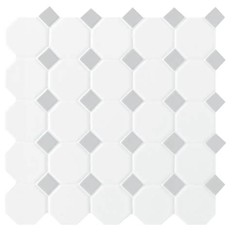 What is mosaic tile, exactly? Mosaic Wall Tile Backsplash Bathroom Ceramic Octagon Dot ...