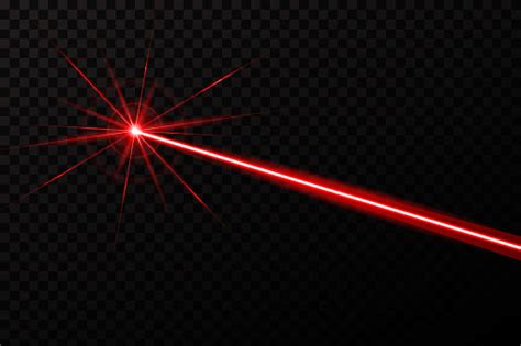 Creative Vector Illustration Of Laser Security Beam Isolated On