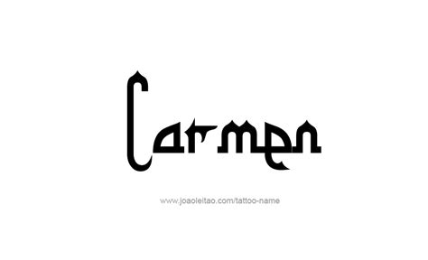 Carmen Name Tattoo Designs Name Tattoo Designs Tattoo Name Name Tattoo
