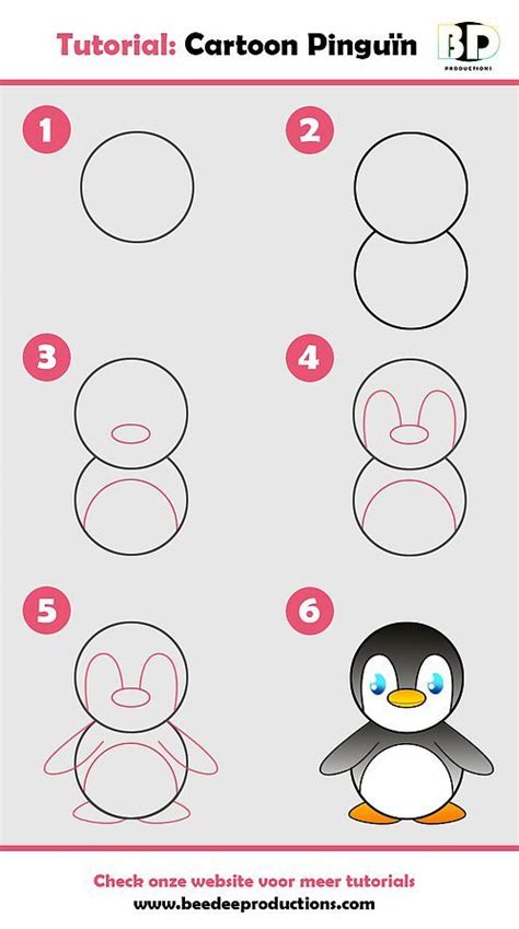 How To Draw A Penguin Easy For Beginners Penguin Draw Easy Penguins