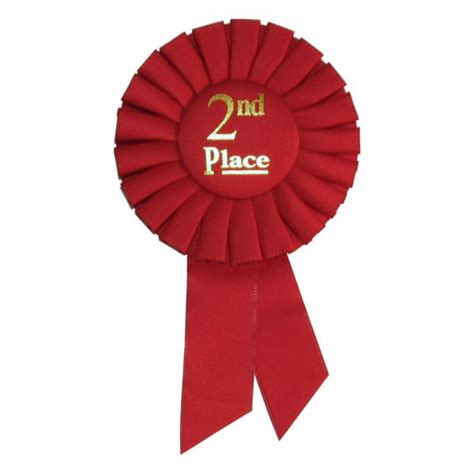 Sw522 2nd Place Rosette Ribbon