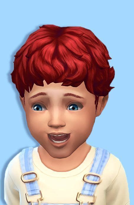 Sims 4 Baby Shaggy Hair Shysimblr Male Toddler Hairstyle Base Game