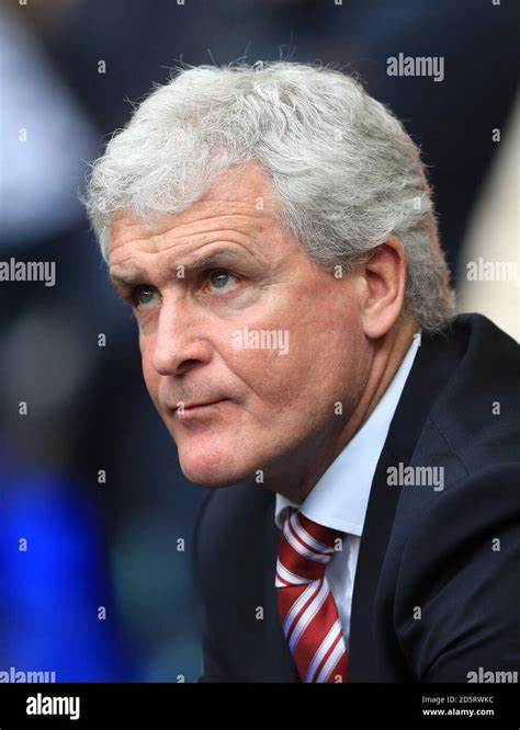 Stoke City Manager Mark Hughes Stock Photo Alamy