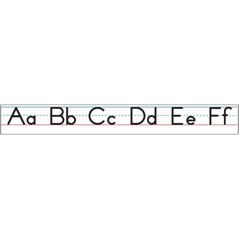 Each line has a definite form and line weight. Large Magnetic Manuscript Alphabet Line, 10' - ASH11306 | Ashley ...