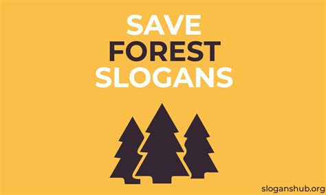 590 Best Save Forest Slogans And Conservation Of Forest Slogans