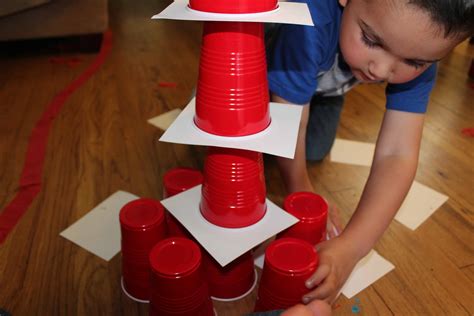Solo Cup Stacking Engineering Challenge For Preschoolers The Salty Mamas