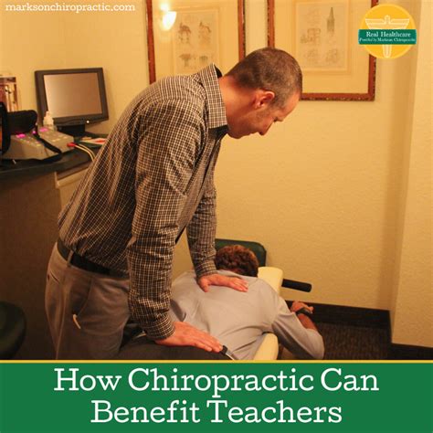 How Chiropractic Can Benefit Teachers — Markson Chiropractic