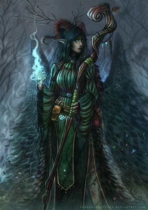 Namira The Viridian Witch By Renepolumorfous On Deviantart