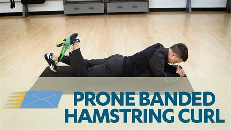Prone Banded Hamstring Curl Youtube