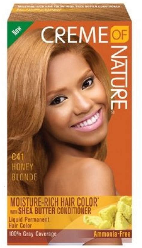 Creme Of Nature Moisture Rich Hair Color Honey Blond C41 1 Ea