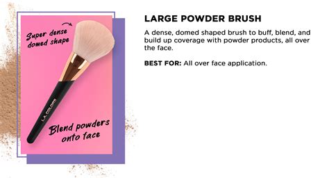 Pro Series Large Powder Brush La Colors
