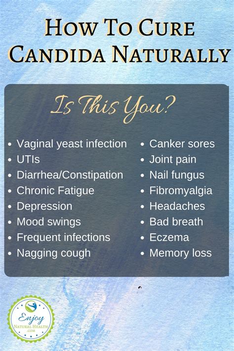 How To Cure Candida Naturally And Permanently Enjoy Natural Health Yeast Infection Treatment