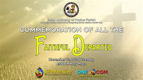 Commemoration Of All The Faithful Departed All Souls Day November