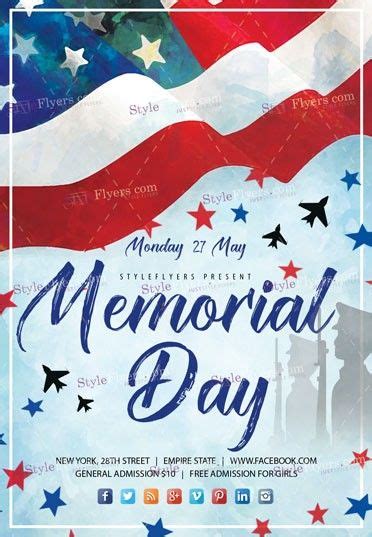 Memorial Day Psd Flyer Template 30072 Styleflyers