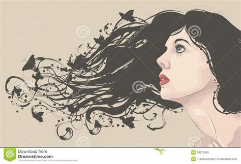 Image Result For Woman In Profile In Flowing Robe Image Wind Art Hair